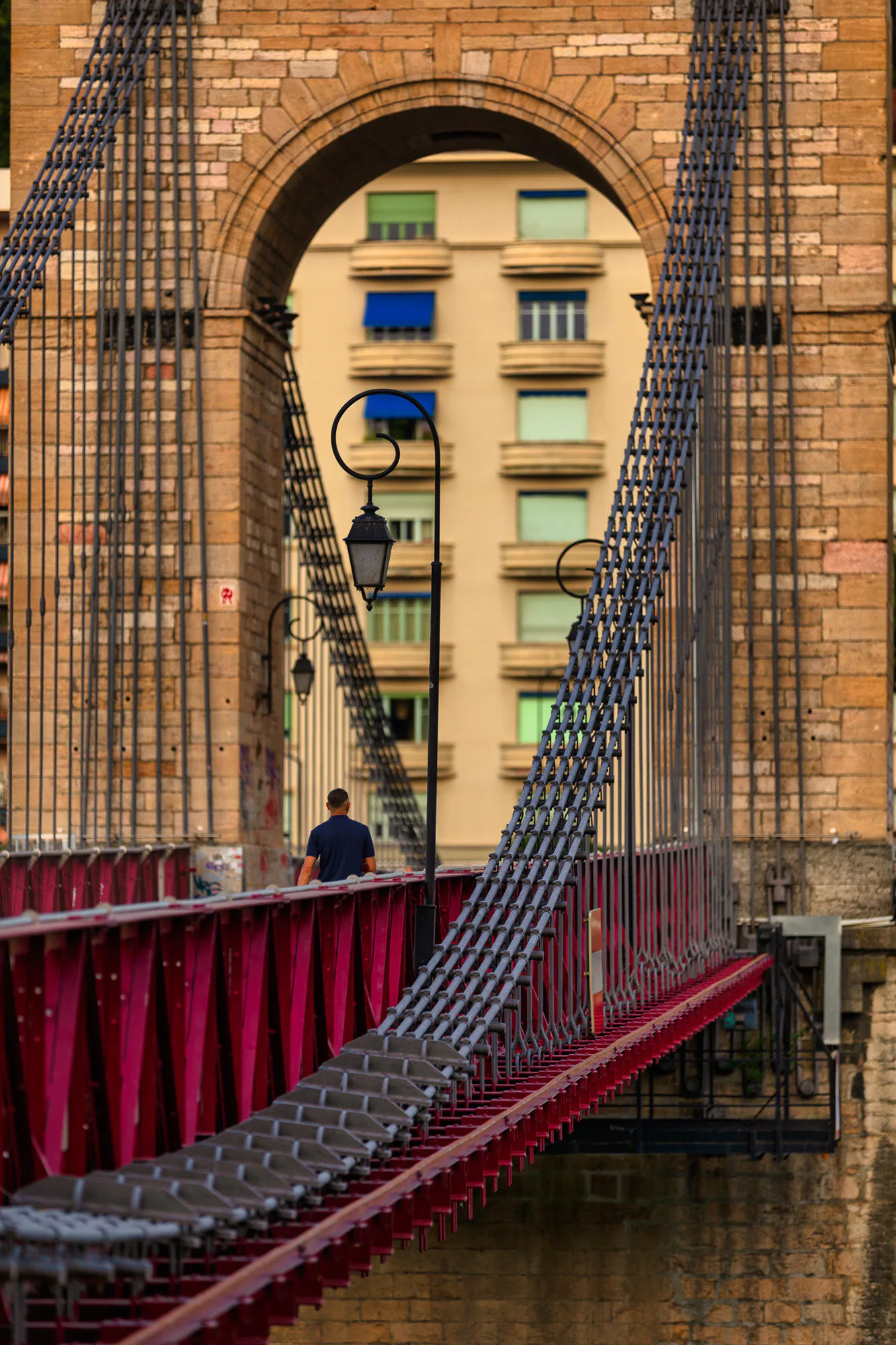 Tirage photo de Lyon « Passerelle Masaryk » — Iulian Rotaru