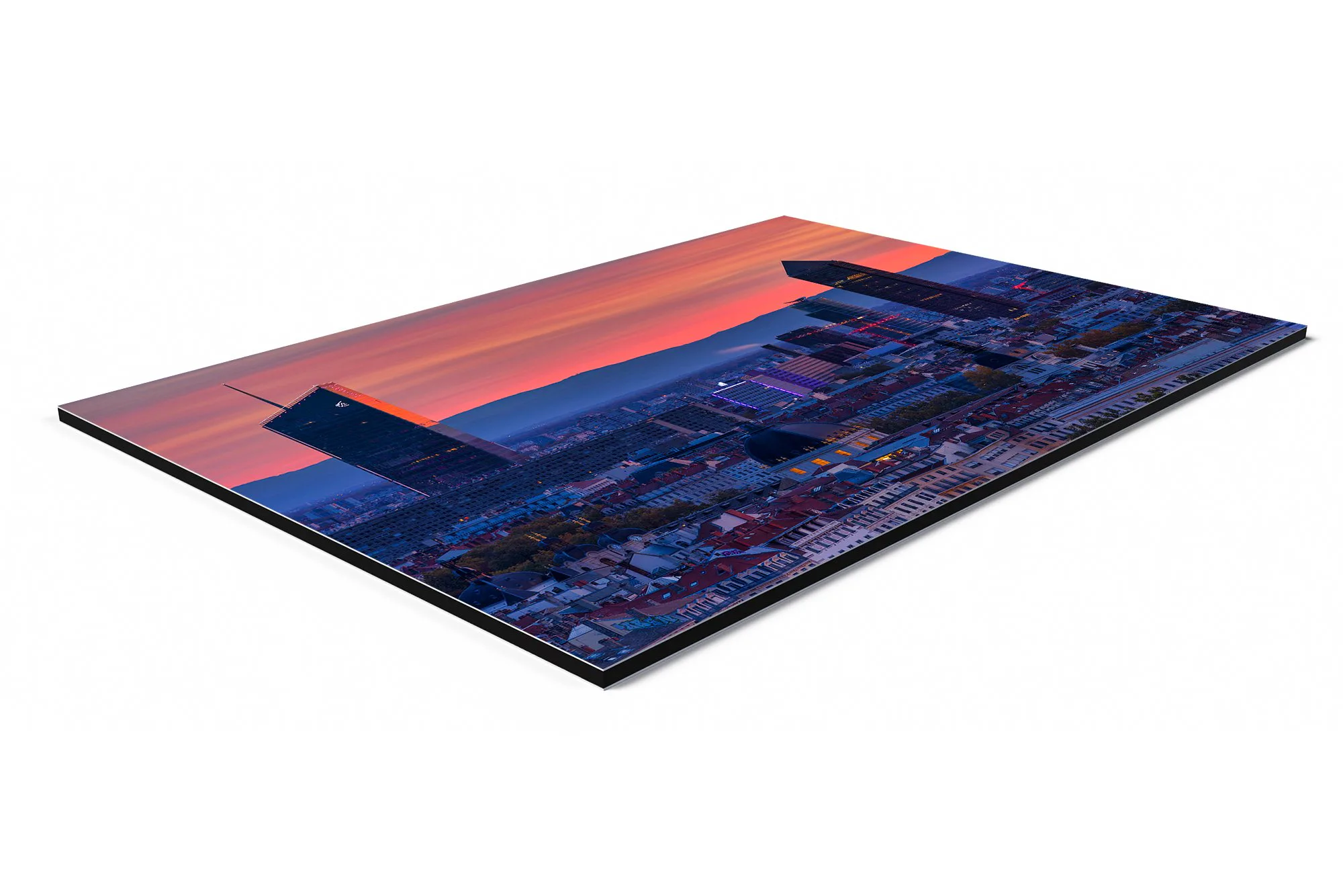 Tirage photo sur Alu Dibond accroché au mur — photographie de Lyon