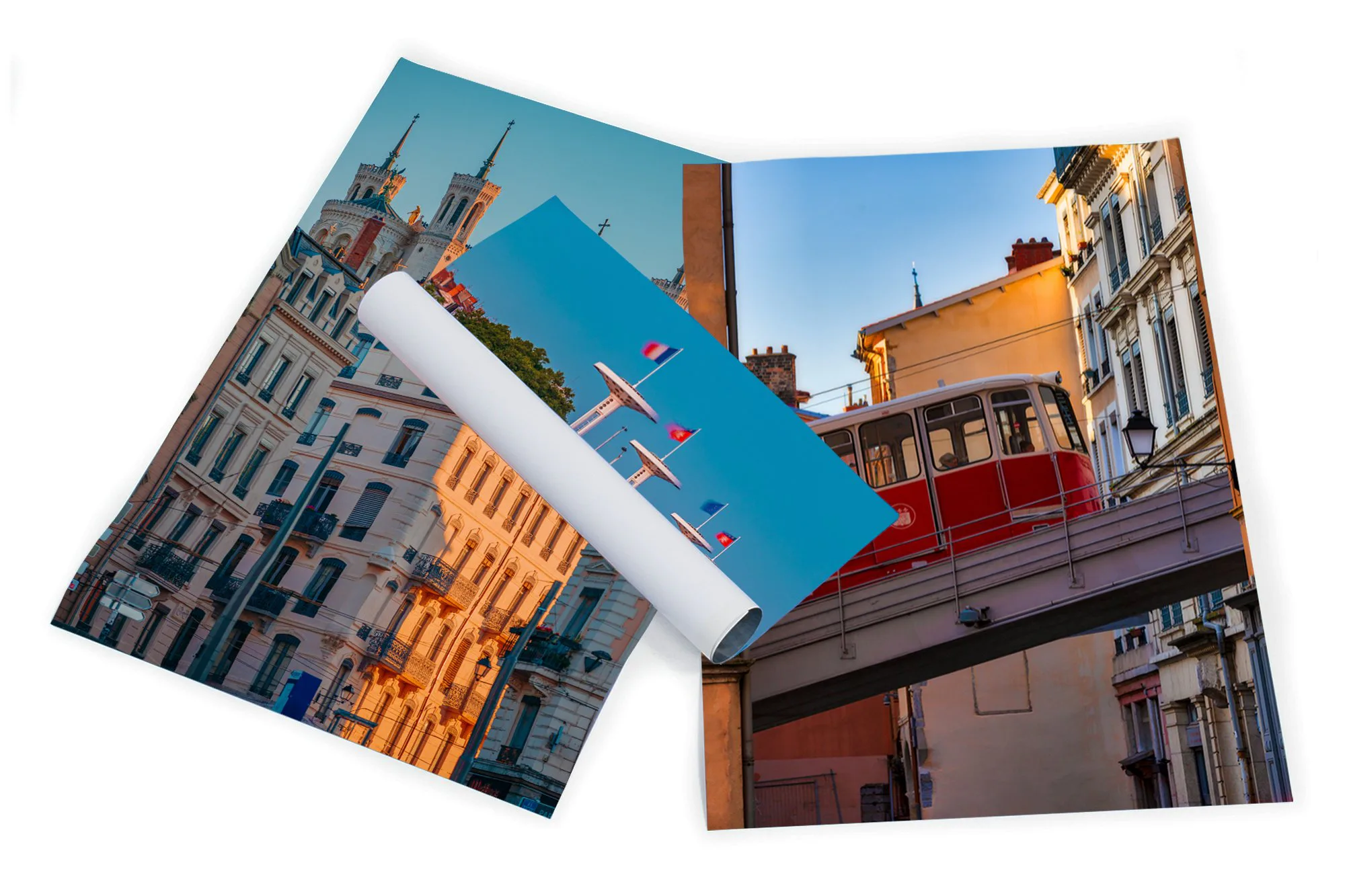 Poster photo de Lyon imprimé sur papier Fujifilm