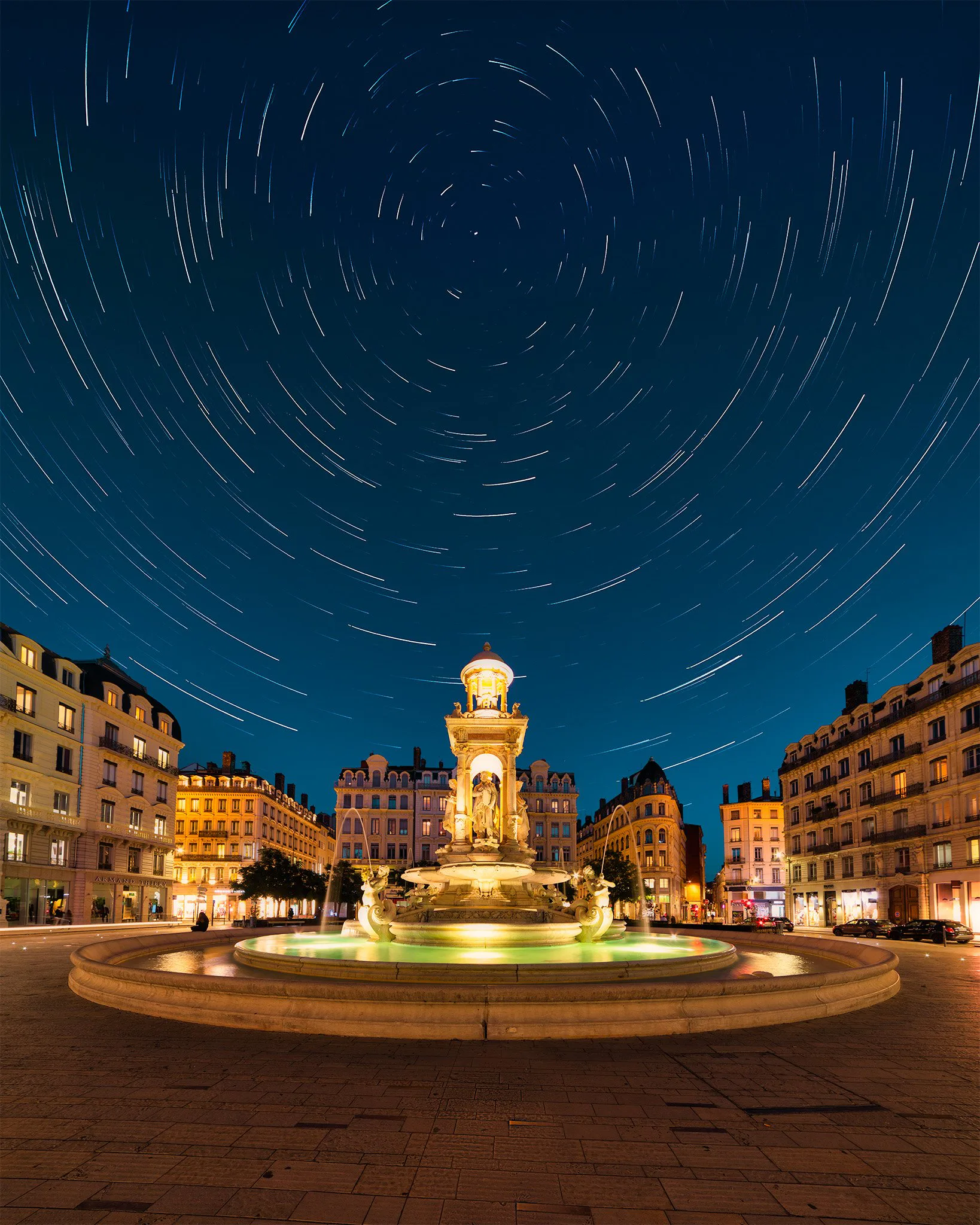 Tirage photo de Lyon « Jacobins stars timelapse » — Iulian Rotaru