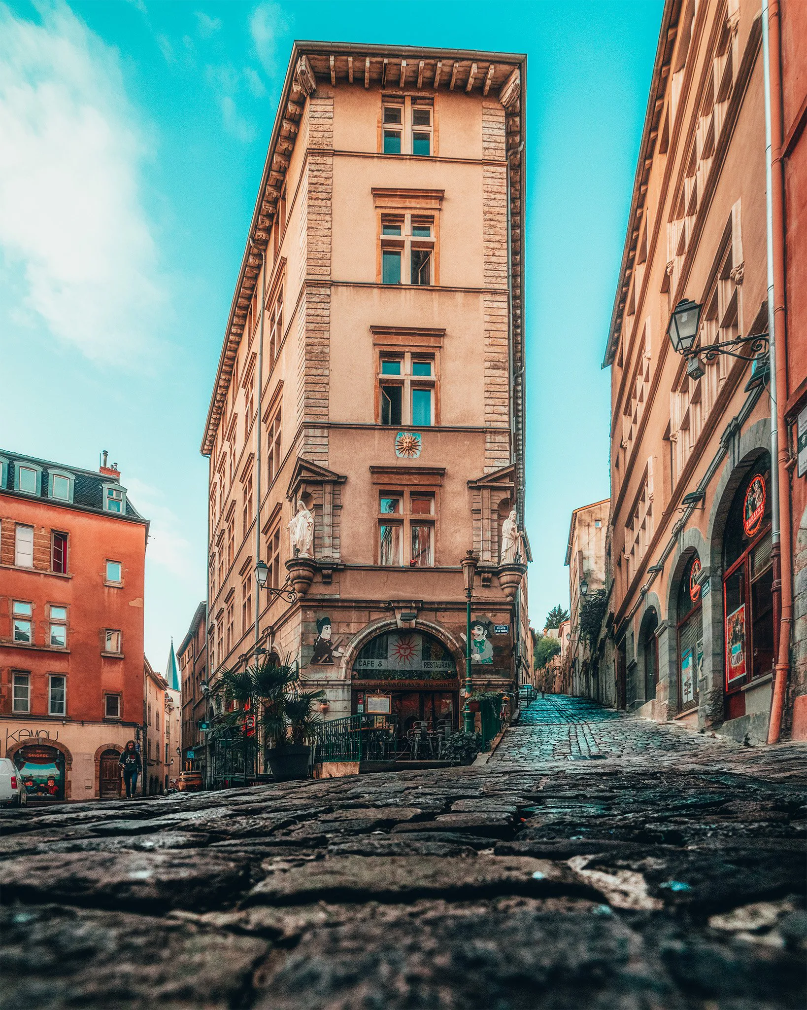 Tirage photo de Lyon « Place de la Trinité » — Iulian Rotaru