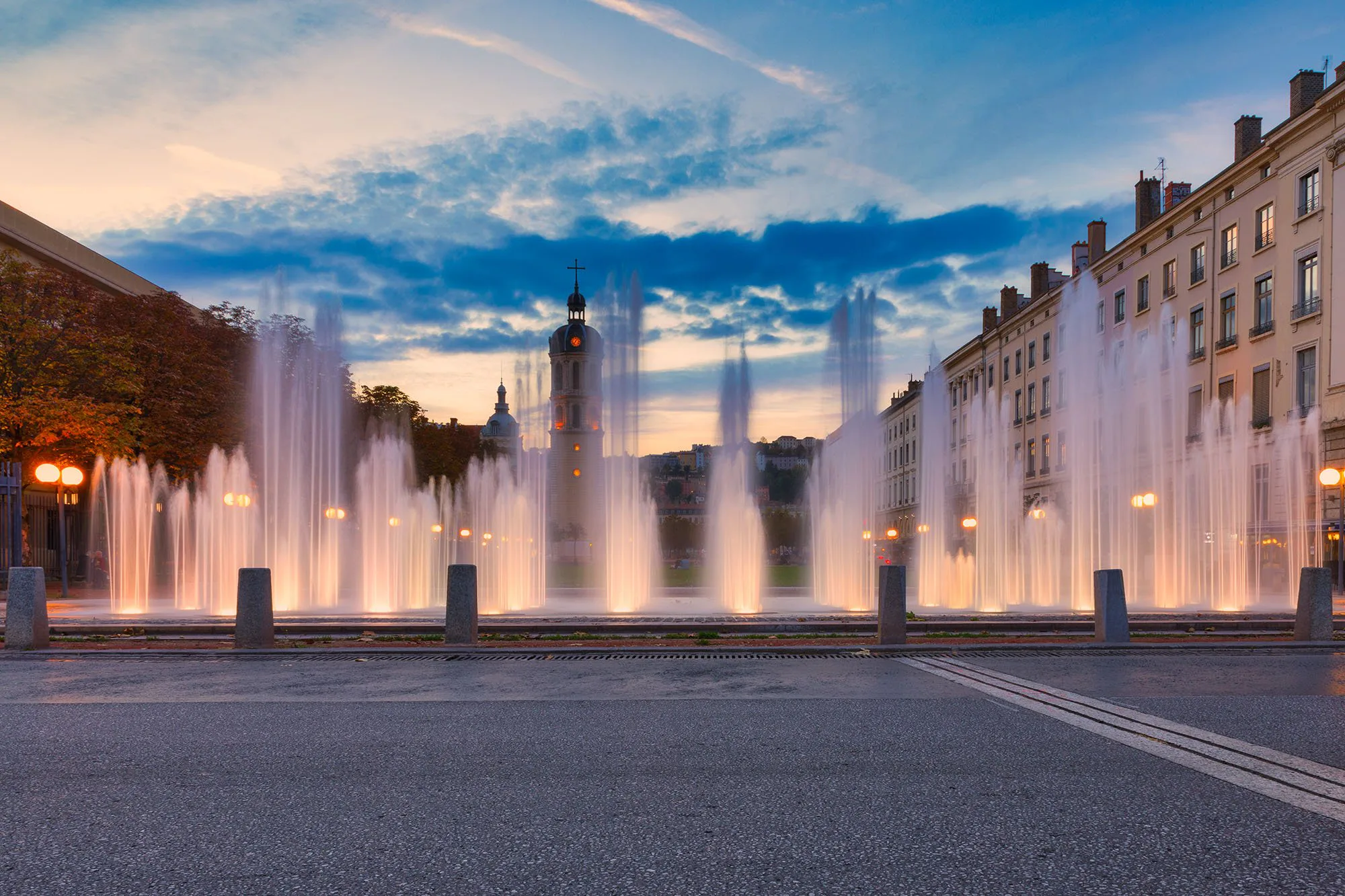 Tirage photo de Lyon « La danse de l'eau » — Iulian Rotaru