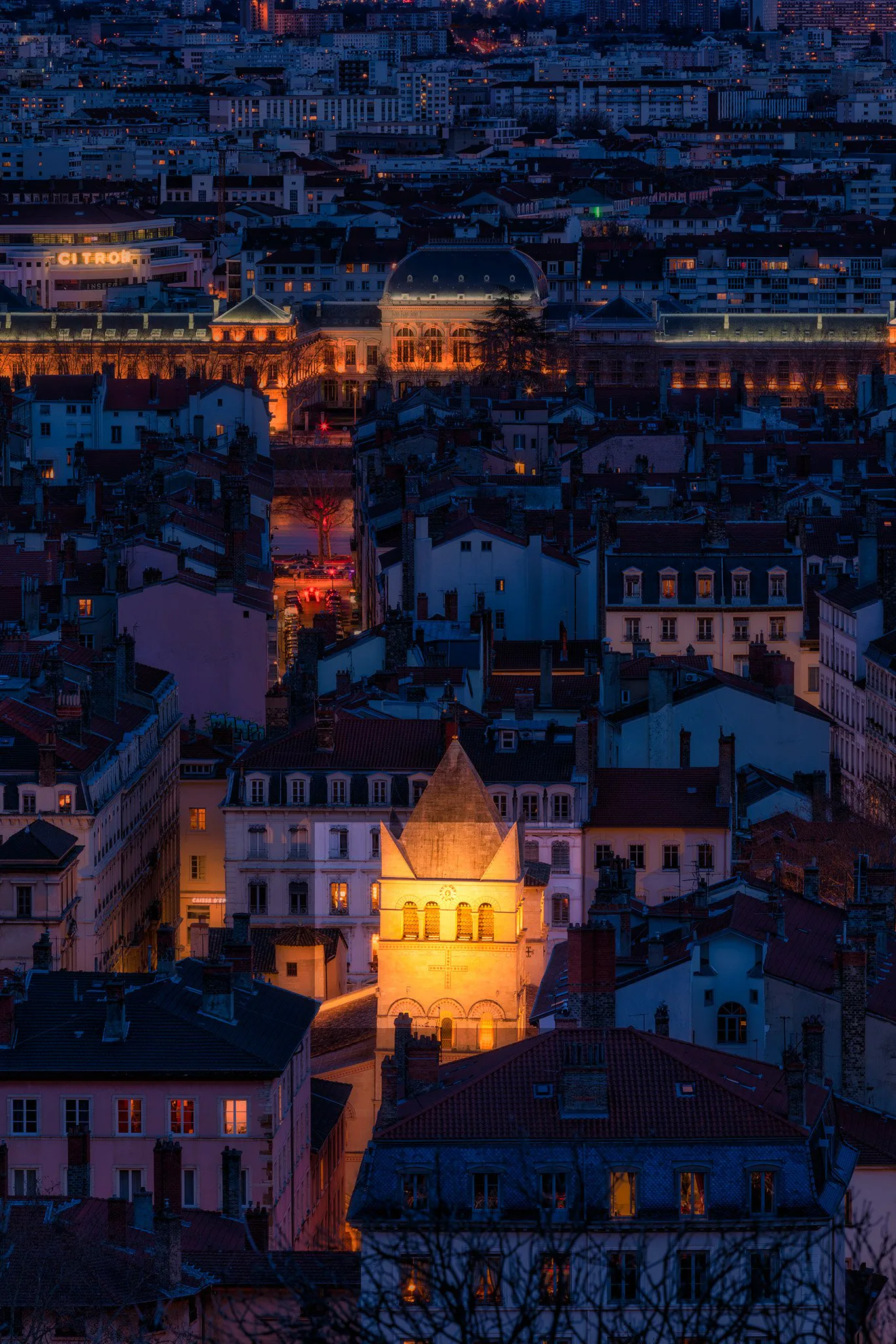 Tirage photo de Lyon « Paroisse Catholique Saint Martin d'Ainay » — Iulian Rotaru