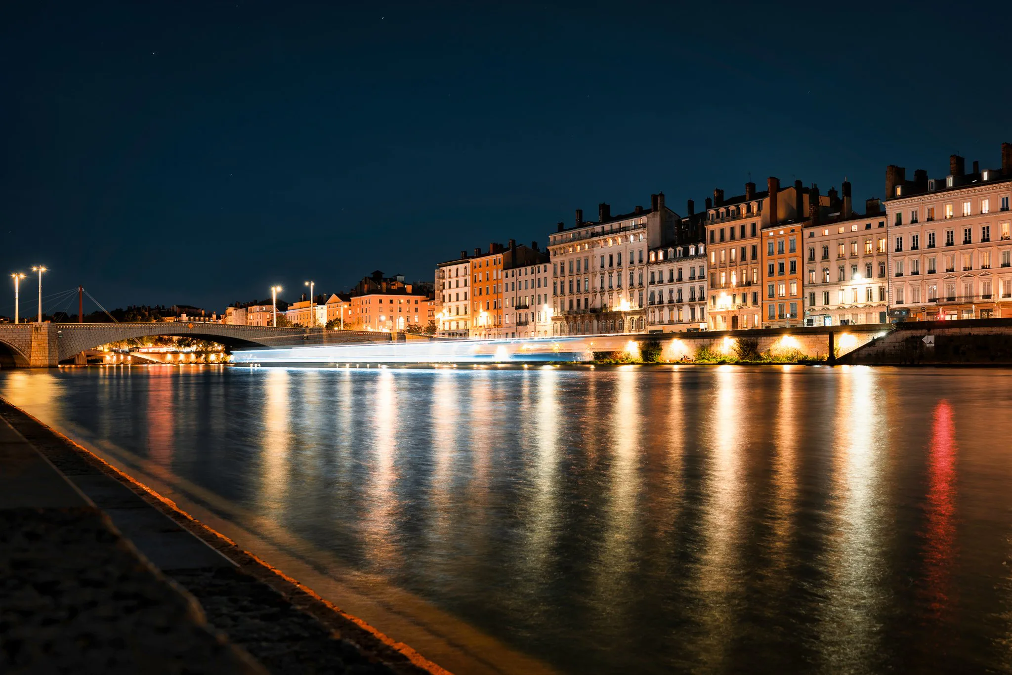 Tirage photo de Lyon « Nuit Lyonnaise » — Iulian Rotaru