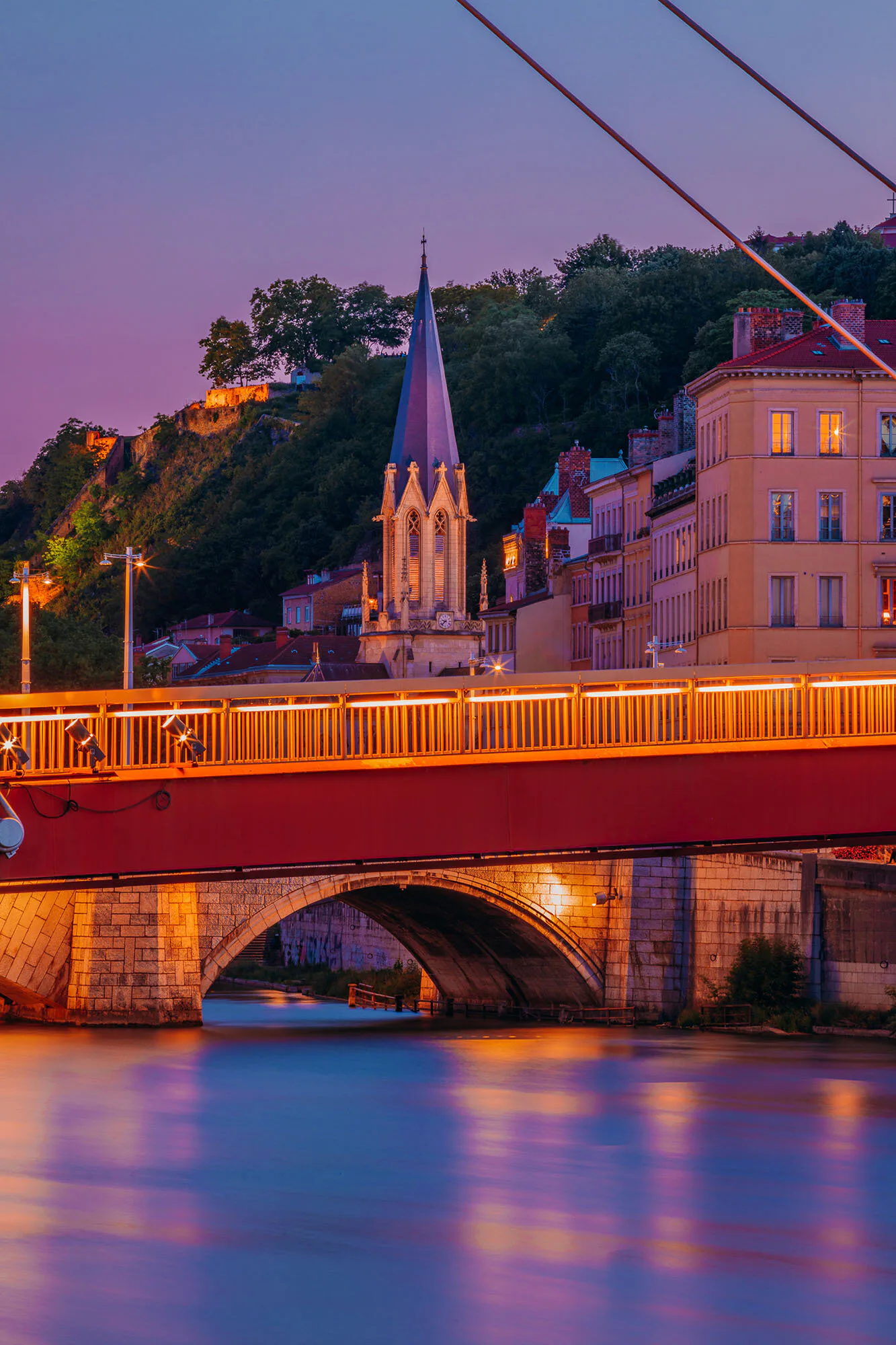 Tirage photo de Lyon « Eglise Saint Georges » — Iulian Rotaru