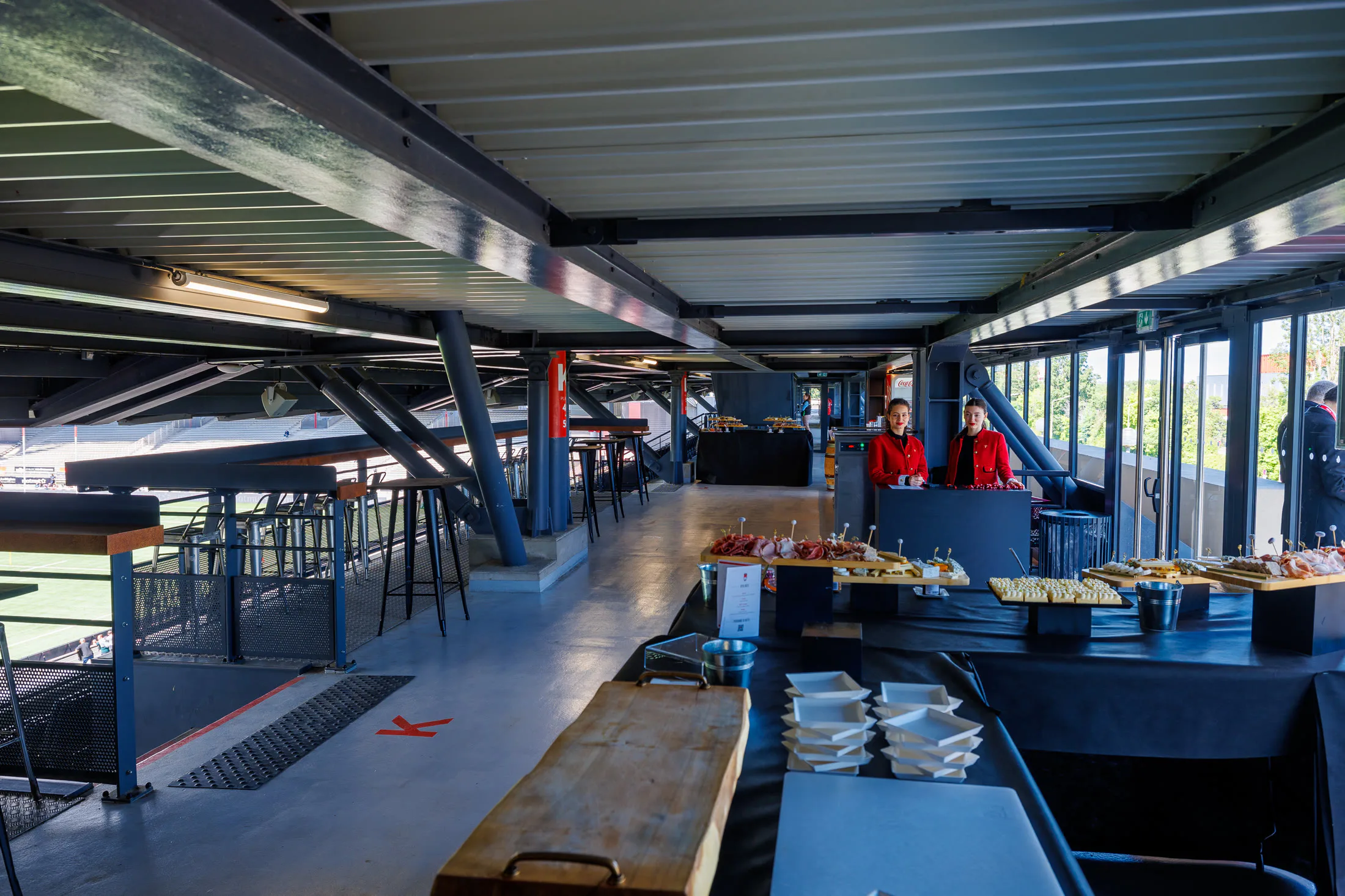 Salon VIP du LOU Rugby, espace de réception du stade